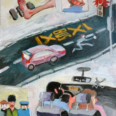 To run over an ex-boyfriend