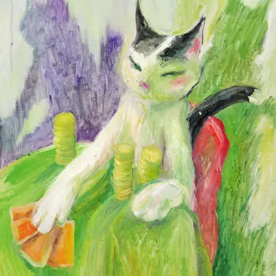 Gambling cat