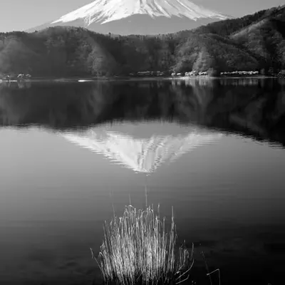 Mt Fuji | Balance, Symmetries and Reflections.