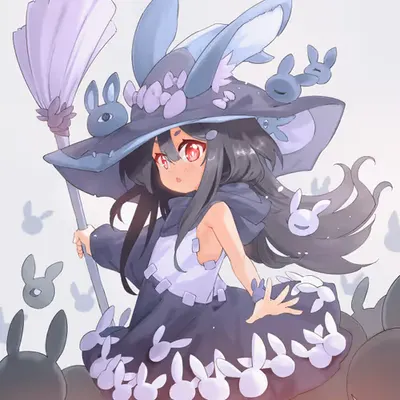 #003 Black Witch Rabbit 