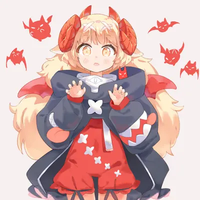 #005 Fuwafuwa Red Demon