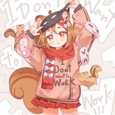 #006 Nemui Neet Squirrel