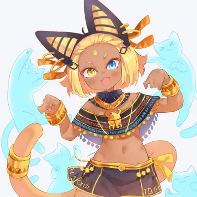 #008 Ancient God Cat