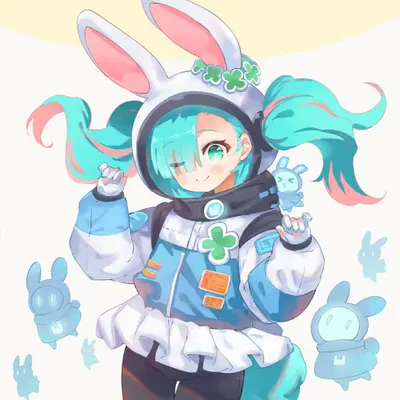 #009 Outer Space Rabbit