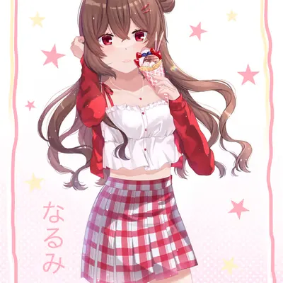 Narumi and her crepe (special gift for Sorel san)