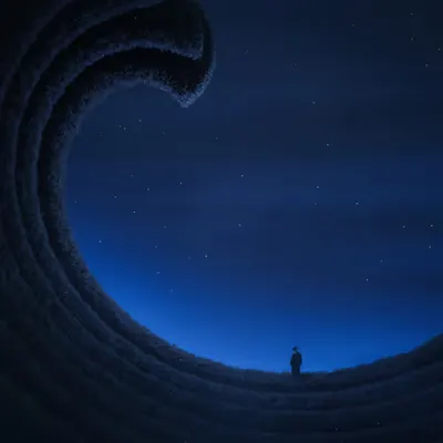 waves of blue
