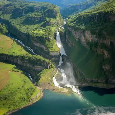 Geodetic Waterfall