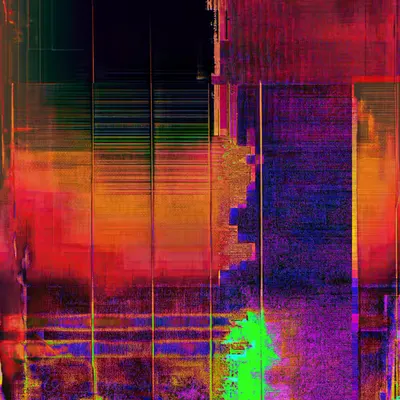 Untitled No. 19 (Crystal Guts and Purple on Grass)