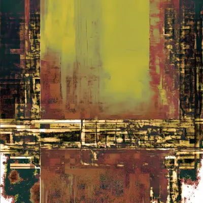 Untitled No. 2 (Rust on Mercury Gilding)
