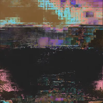 Untitled No. 5 (Dirt and Oil Slick on Asphalt)