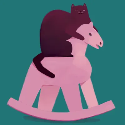 Cat on a Horse
