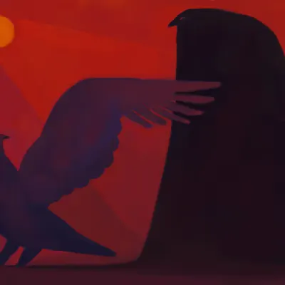 Evolving Art - Dark Raven Ev. 1