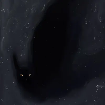 An Owl During a Windy Night in Winter