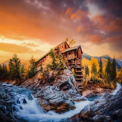 Flow Down Crystle Mill