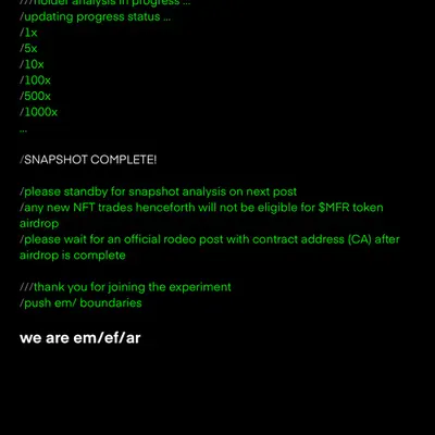 XXPERIMENT #001 <Message 003>