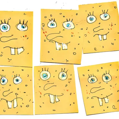 6 spongebobs