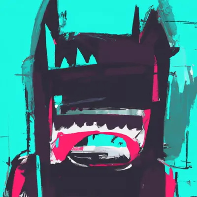 THIS ART GAVE MY CAT A SEIZURE