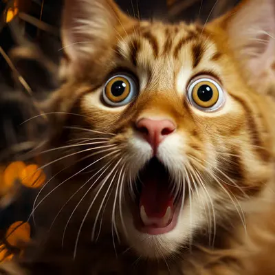 kitteh is surprise