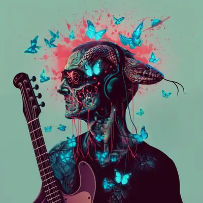 Abstract Guitar Mr. Billy