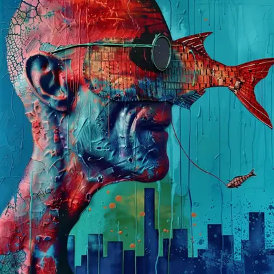 Abstract Fish Mr. Billy