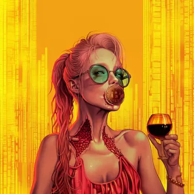 Abstract Bitcoin Mrs. Billy
