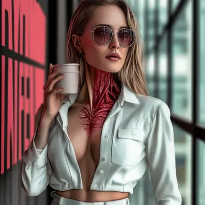 Abstract Сoffee Mrs. Billy
