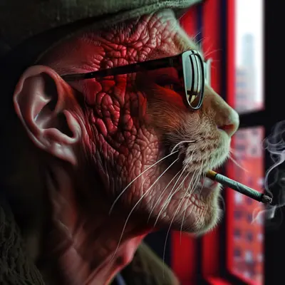 Abstract Meow Mr. Billy