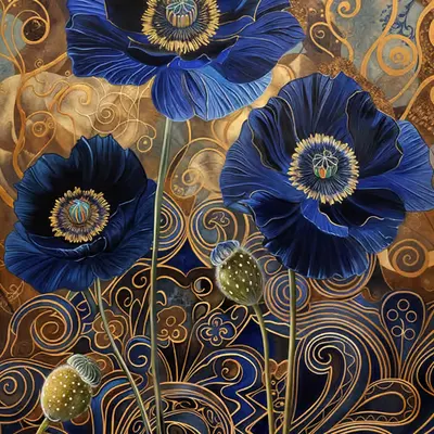 Blue Poppies