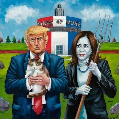 American Gothic 2024 - MAGA or Woke