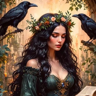 The Lady Who Loves Crows