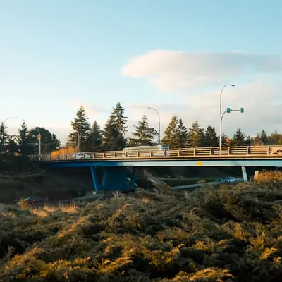 Outside the city