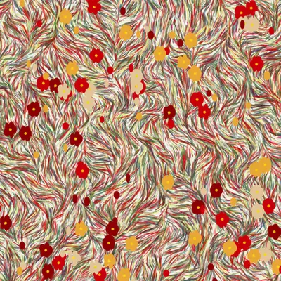 flowers on grass study: autumn