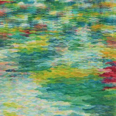 the lake in the forest