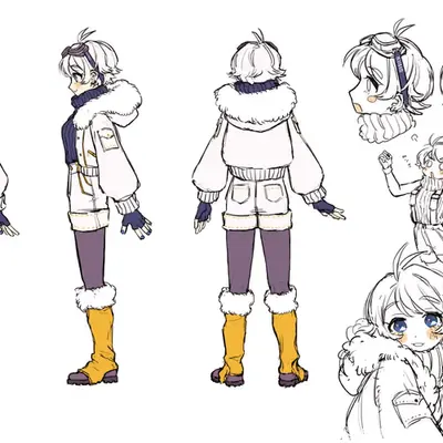 "Fly high!" - model sheet