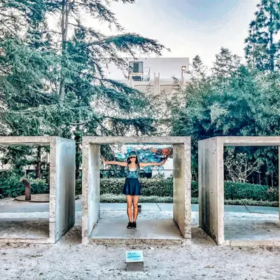 Liz at lacma 