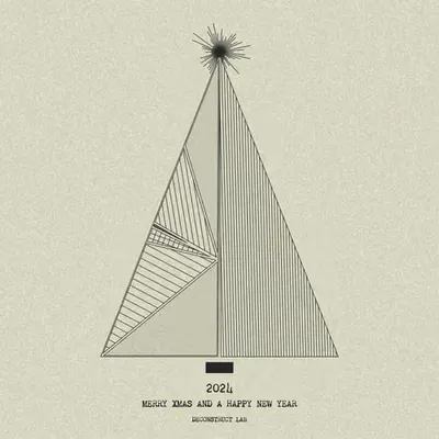 Have Yourself a Merry Little Geometric Tree #152