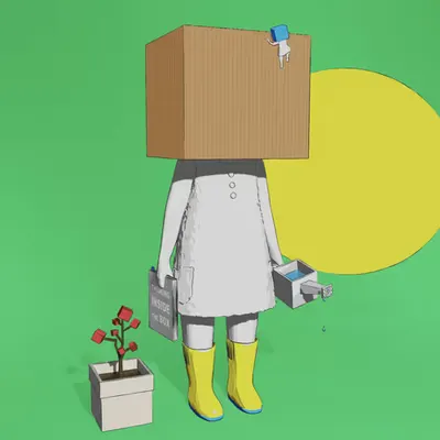 I Am Boxhead #100