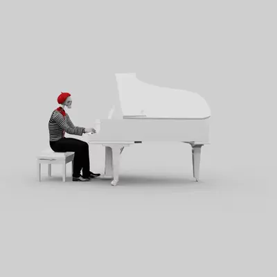 There is no piano