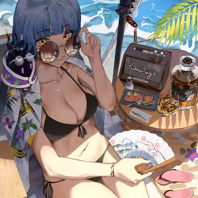 Chill blue cafe