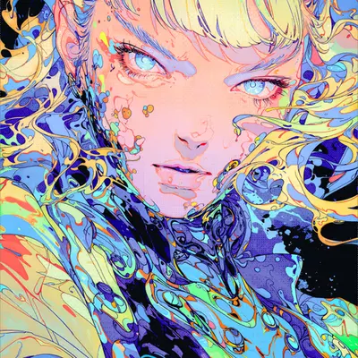 psychedelic hues of a synthetic mind