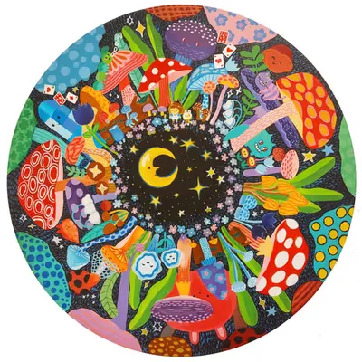 Wonderland (acrylic on canvas)