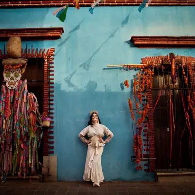 Catrina en Azul