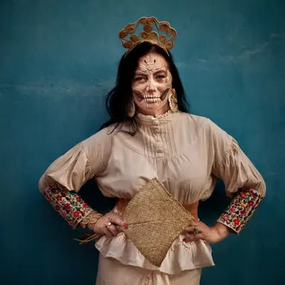 Catrina en Turquesa