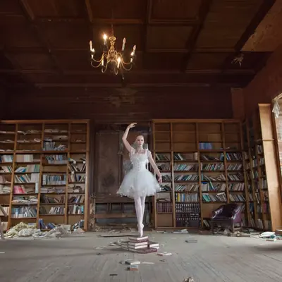 Beauté Dans La Bibliothèque