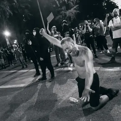 Protesting in Portland
