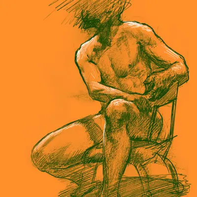 Male Nude study