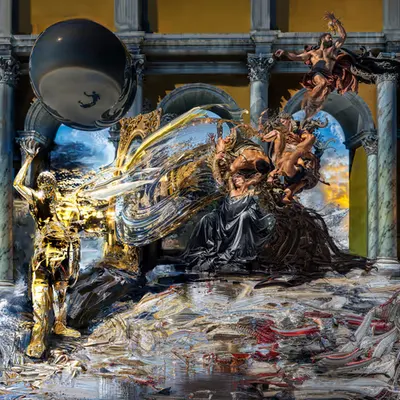 The golden mirror's eclipse