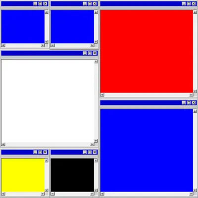 Mondrian's Desktop II #18
