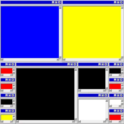 Mondrian's Desktop II #19
