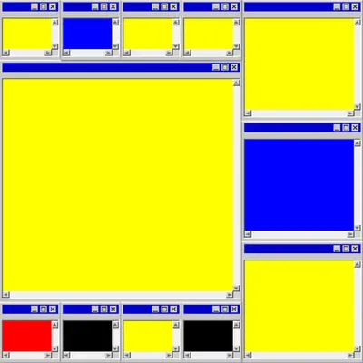 Mondrian's Desktop II #2